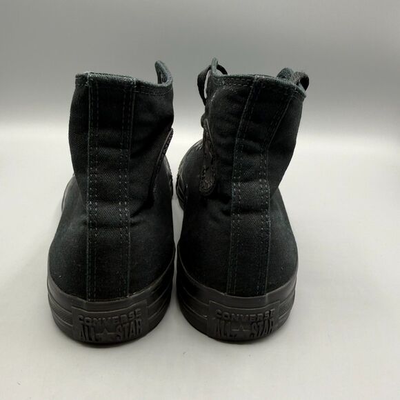 Converse Chuck Taylor All Star High Top Triple Black Sneakers Shoes Women Sz 10 - Picture 6 of 10